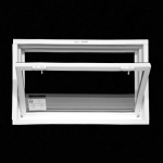 Non-egress hopper window for basements,  tilts in from the top to allow fresh air and sunlight in. Energy Star rated.  