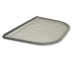 Window grates for the Stif Back II egress well, made of angled and flattened steel for extra strength and durability.  