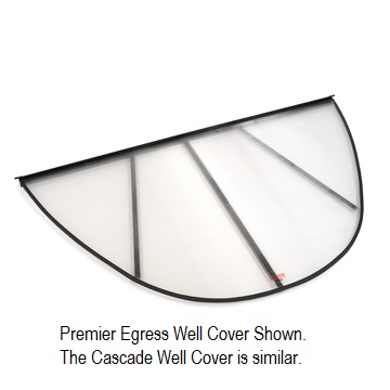 Rockwell Window Well Cover for Cascade Non Egress Well
