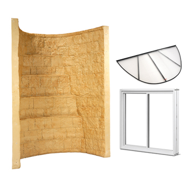Elite window installation kit in Tan. Includes window well, sliding window and well cover.